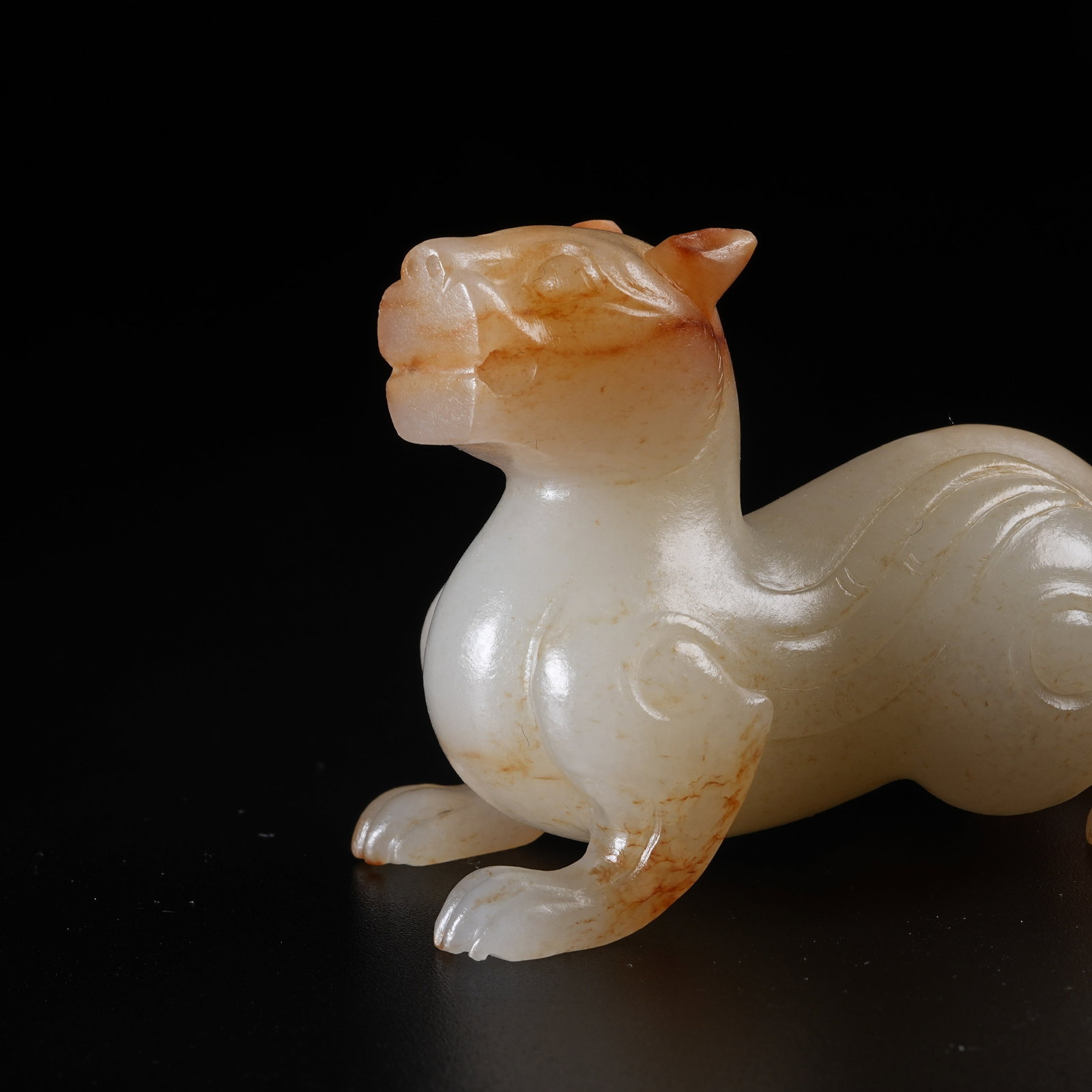 A ANCIENT JADE AUSPICIOUS BEAST - 5