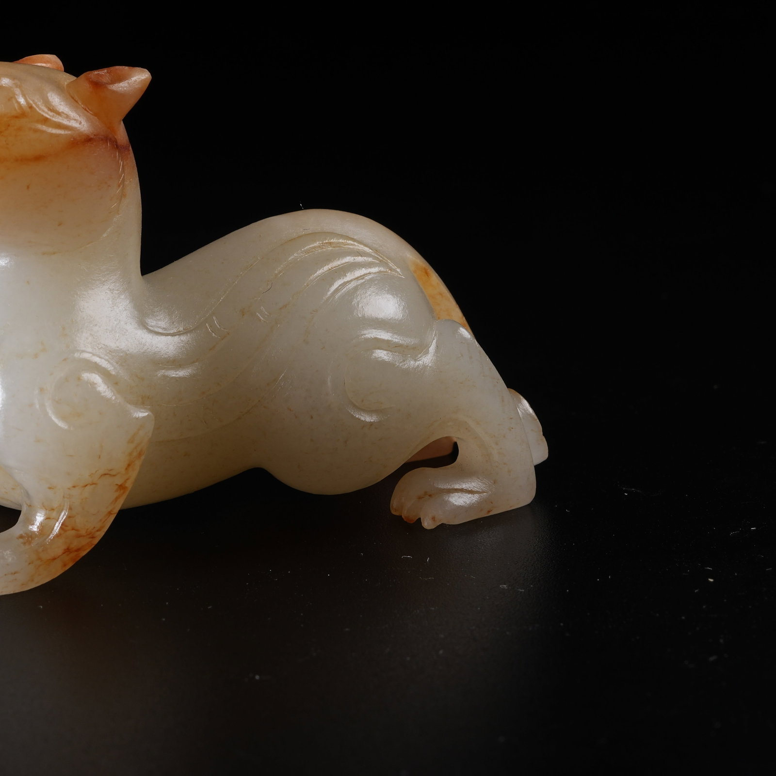 A ANCIENT JADE AUSPICIOUS BEAST - 6