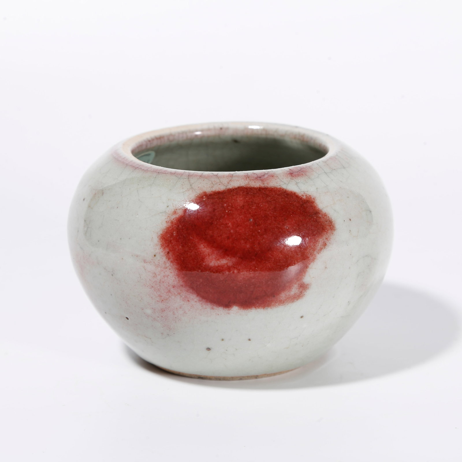 A UNDERGLAZE RED WATER POT (1 of 8)