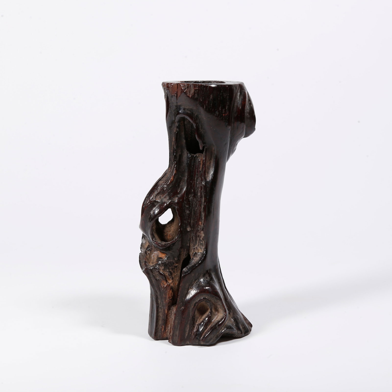 A RED SANDALWOOD INCENSE HOLDER (1 of 9)