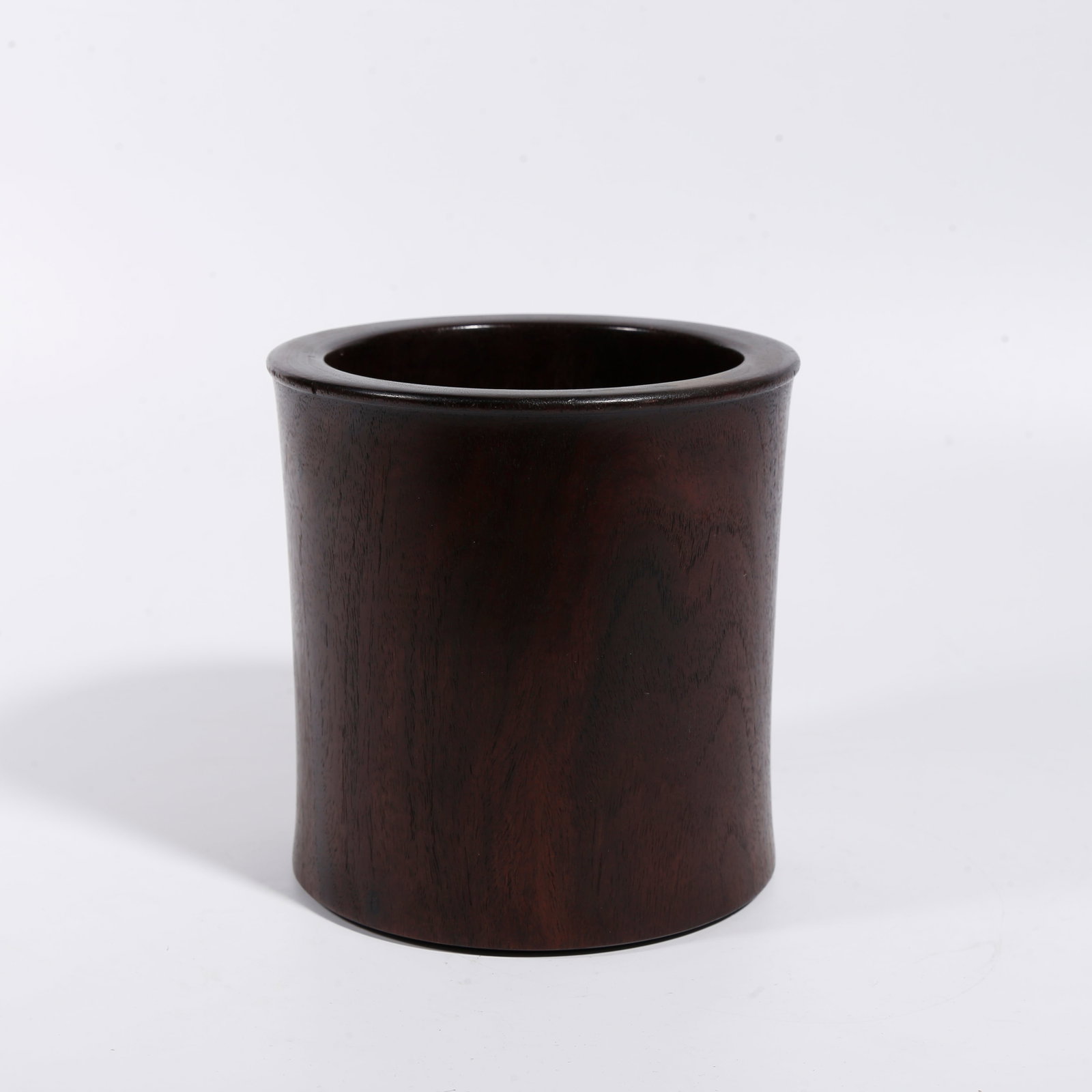 A HUANGHUALI WOOD BRUSH POT (1 of 9)