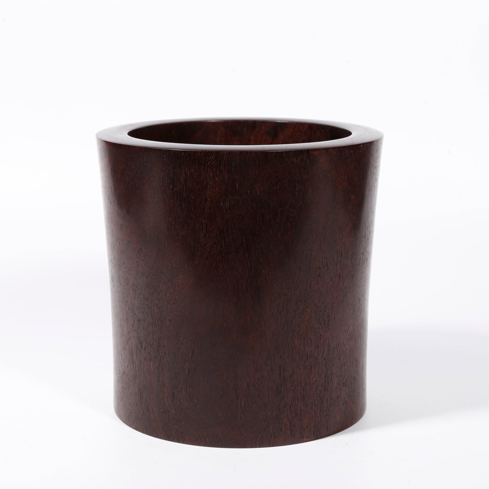 A HUANGHUALI WOOD BRUSH POT (1 of 9)