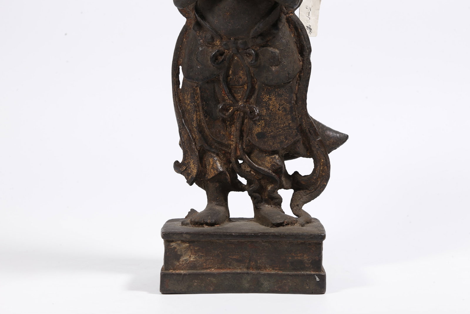 A BRONZE BOY STATUE - 3
