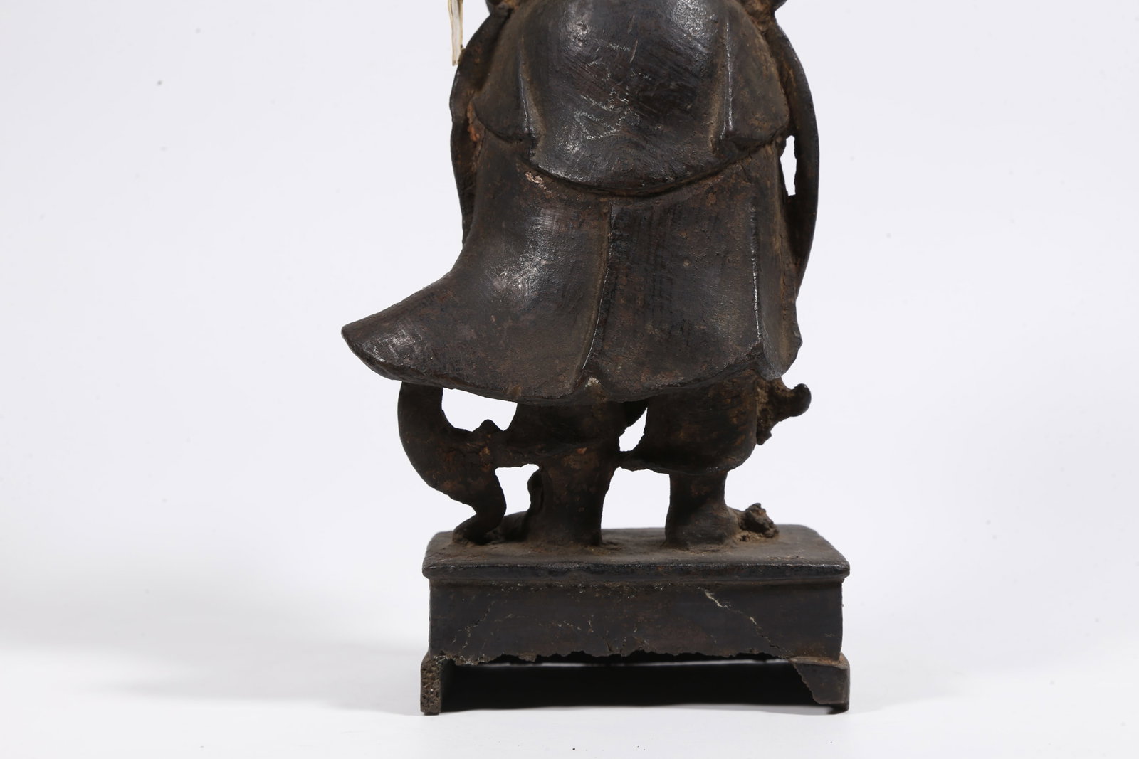 A BRONZE BOY STATUE - 7