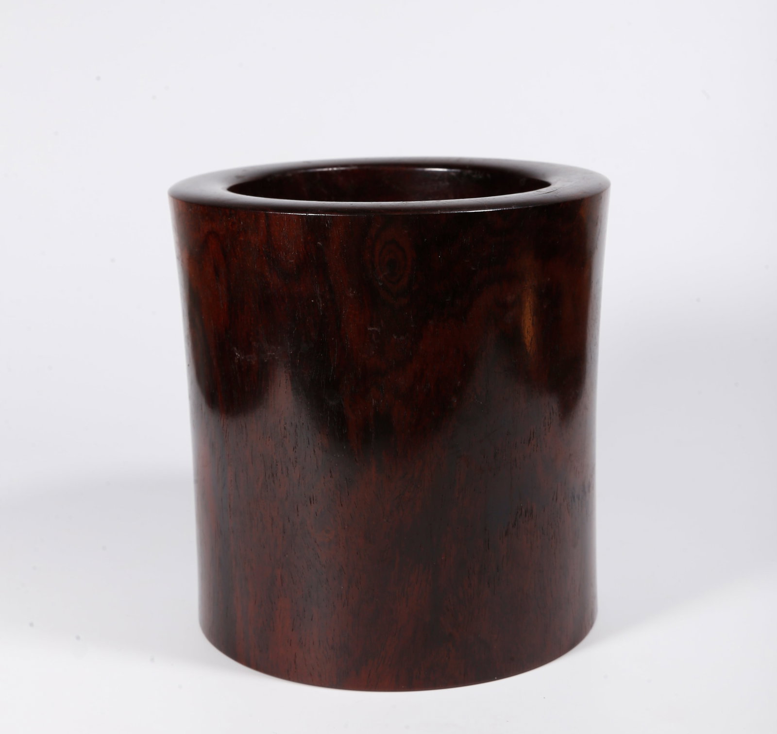 A REDWOOD BRUSH POT (1 of 9)