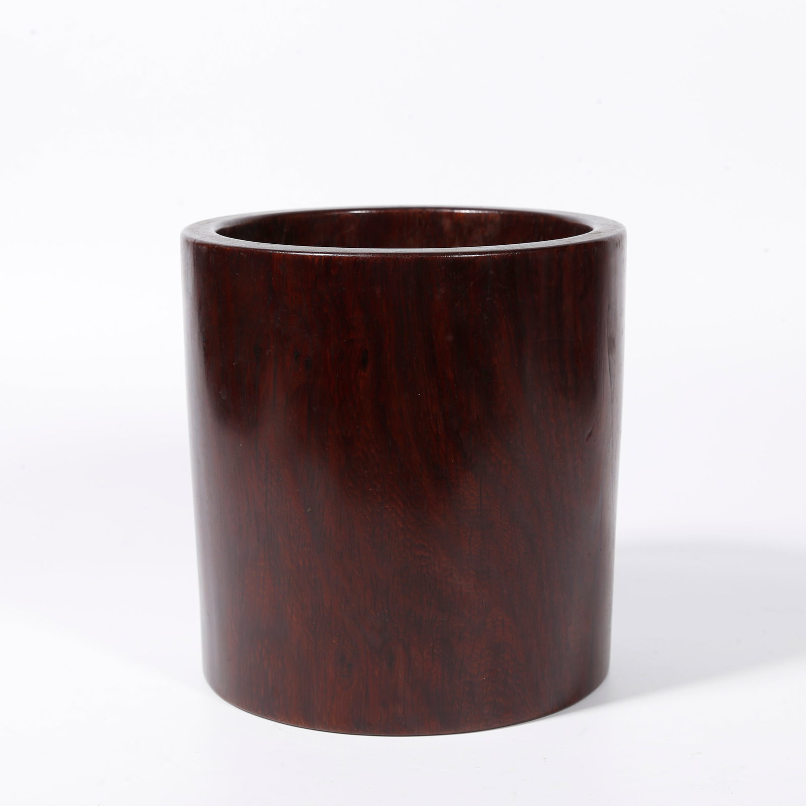 A RED SANDALWOOD BRUSH POT (1 of 9)