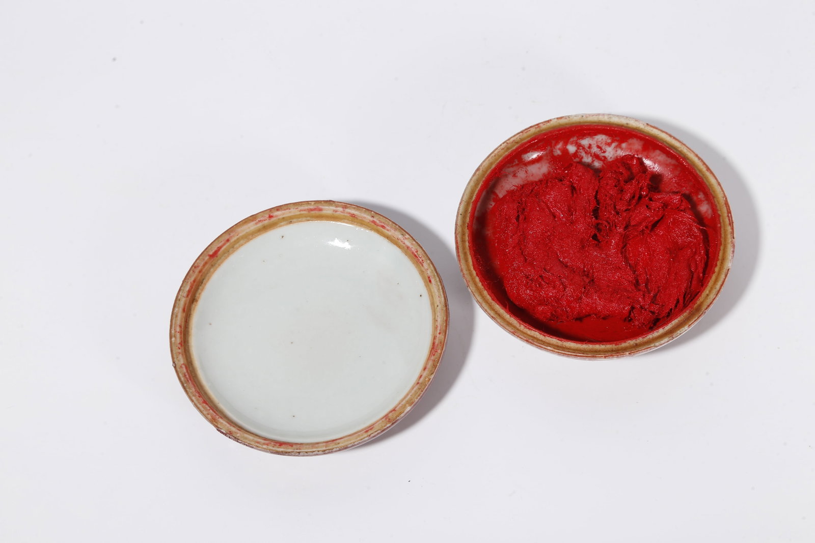 A BEAN RED GLAZE INK PASTE BOX - 7