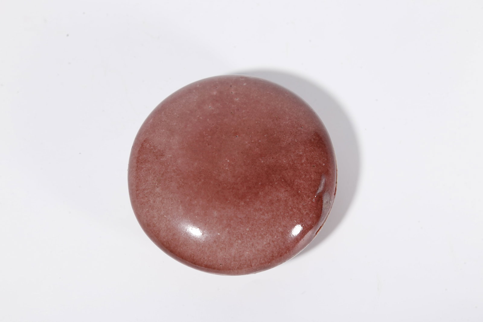 A BEAN RED GLAZE INK PASTE BOX - 8