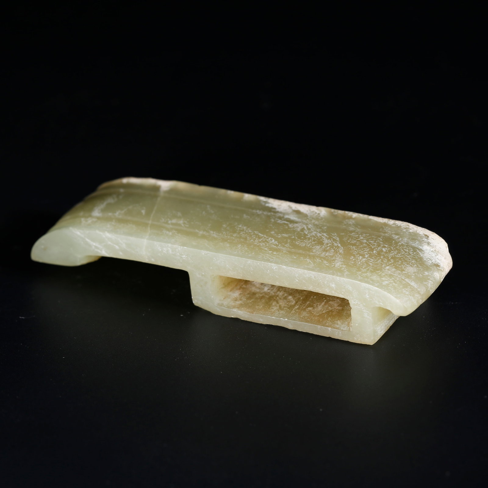 A ARCHAIC JADE SWORD FITTINGS: Archaic Jade Sword Fittings