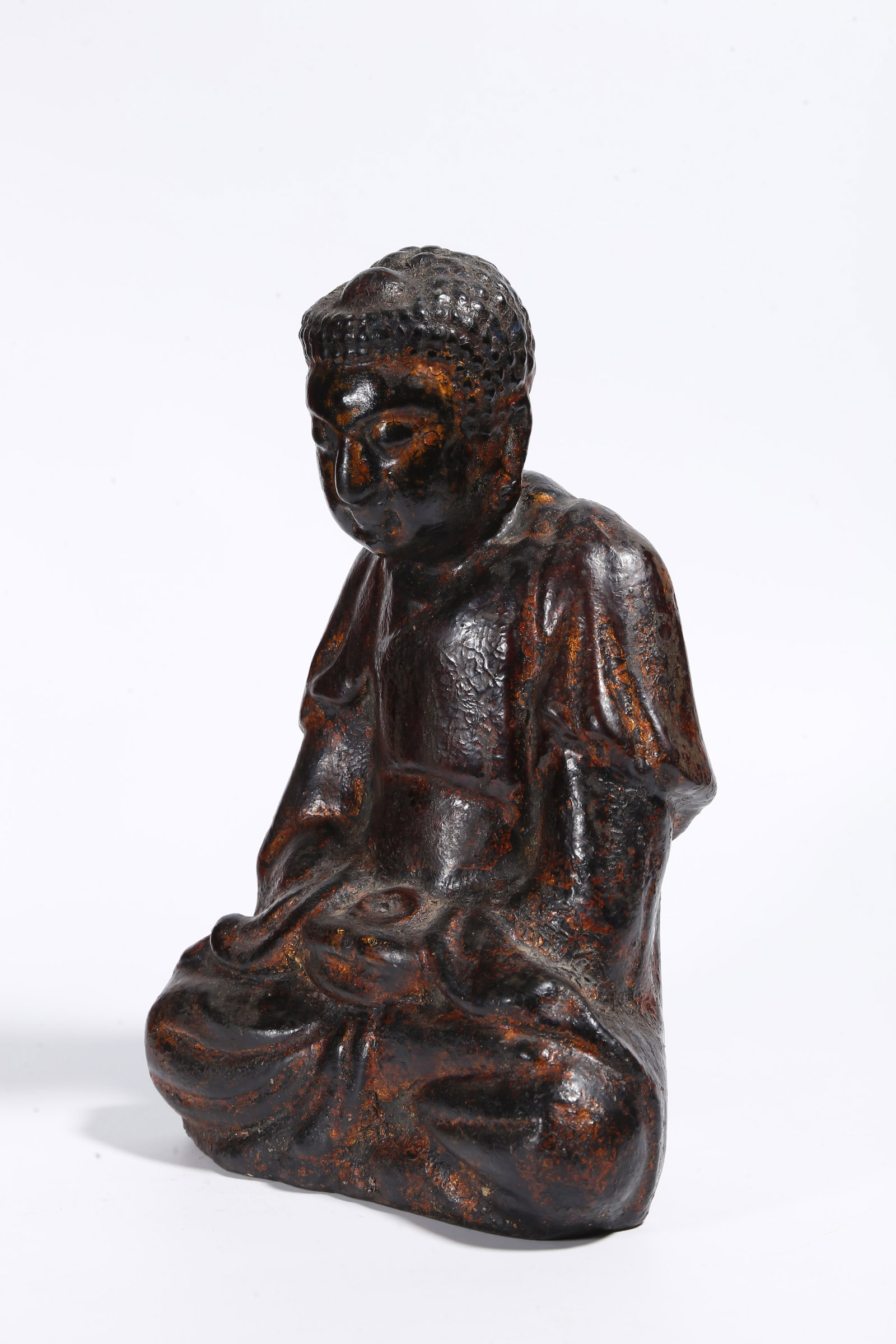 A DRY LACQUER BUDDHA STATUE - 4