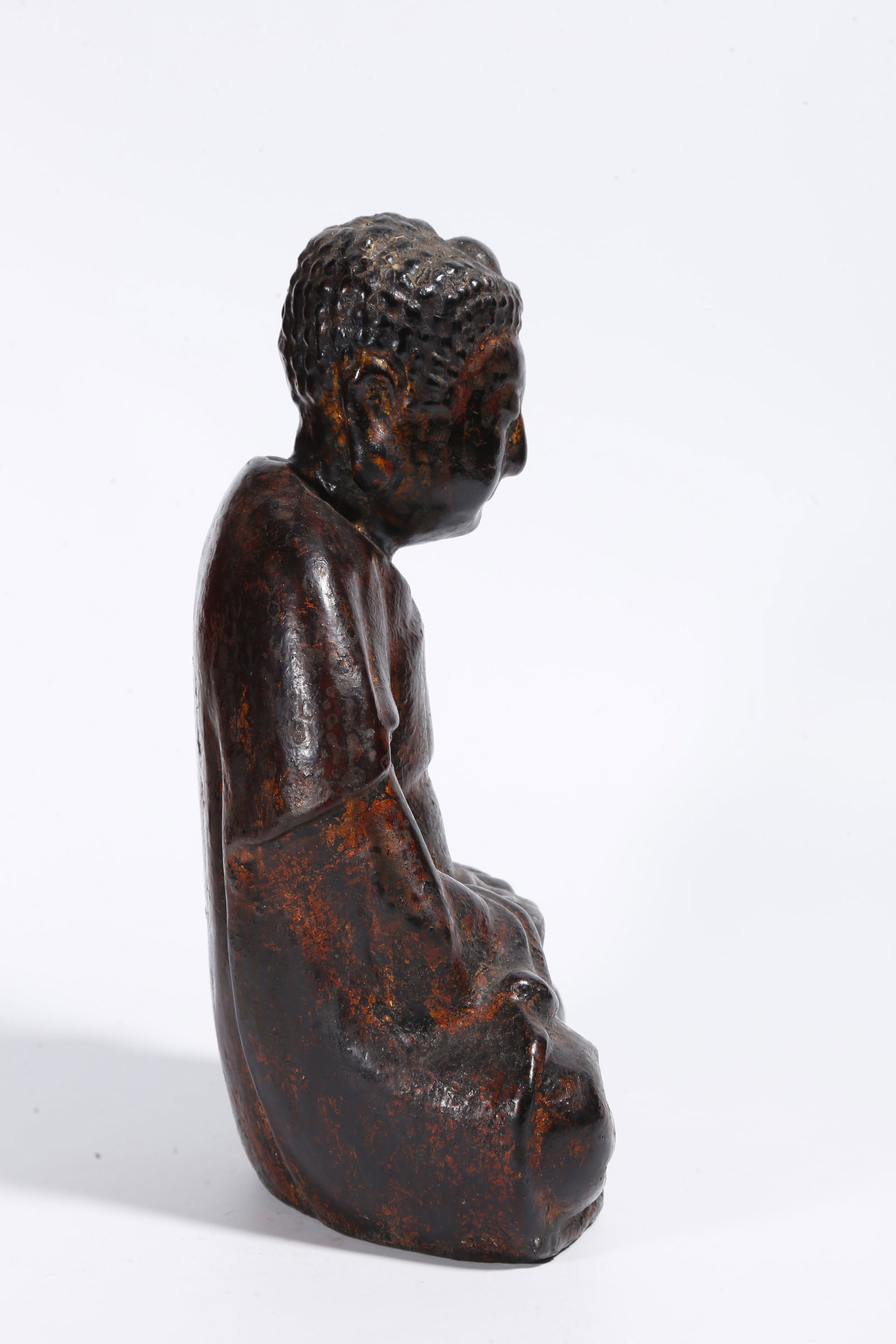 A DRY LACQUER BUDDHA STATUE - 8