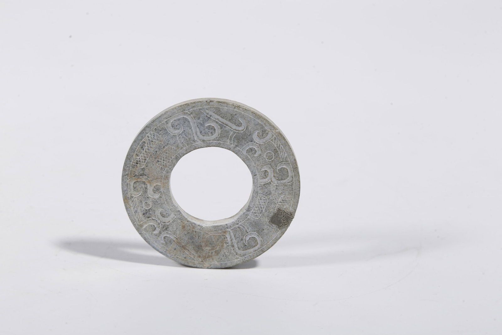 A ANCIENT JADE RING - 8