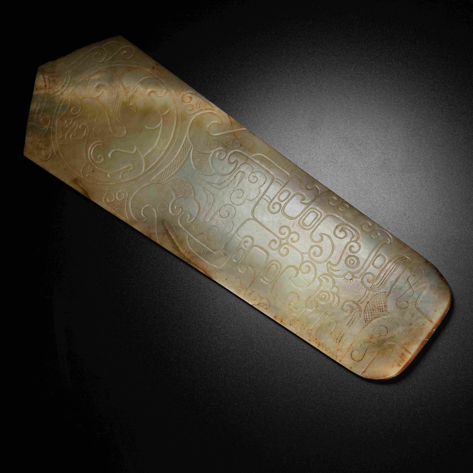 A ANCIENT JADE GUI SCEPTER (1 of 8)