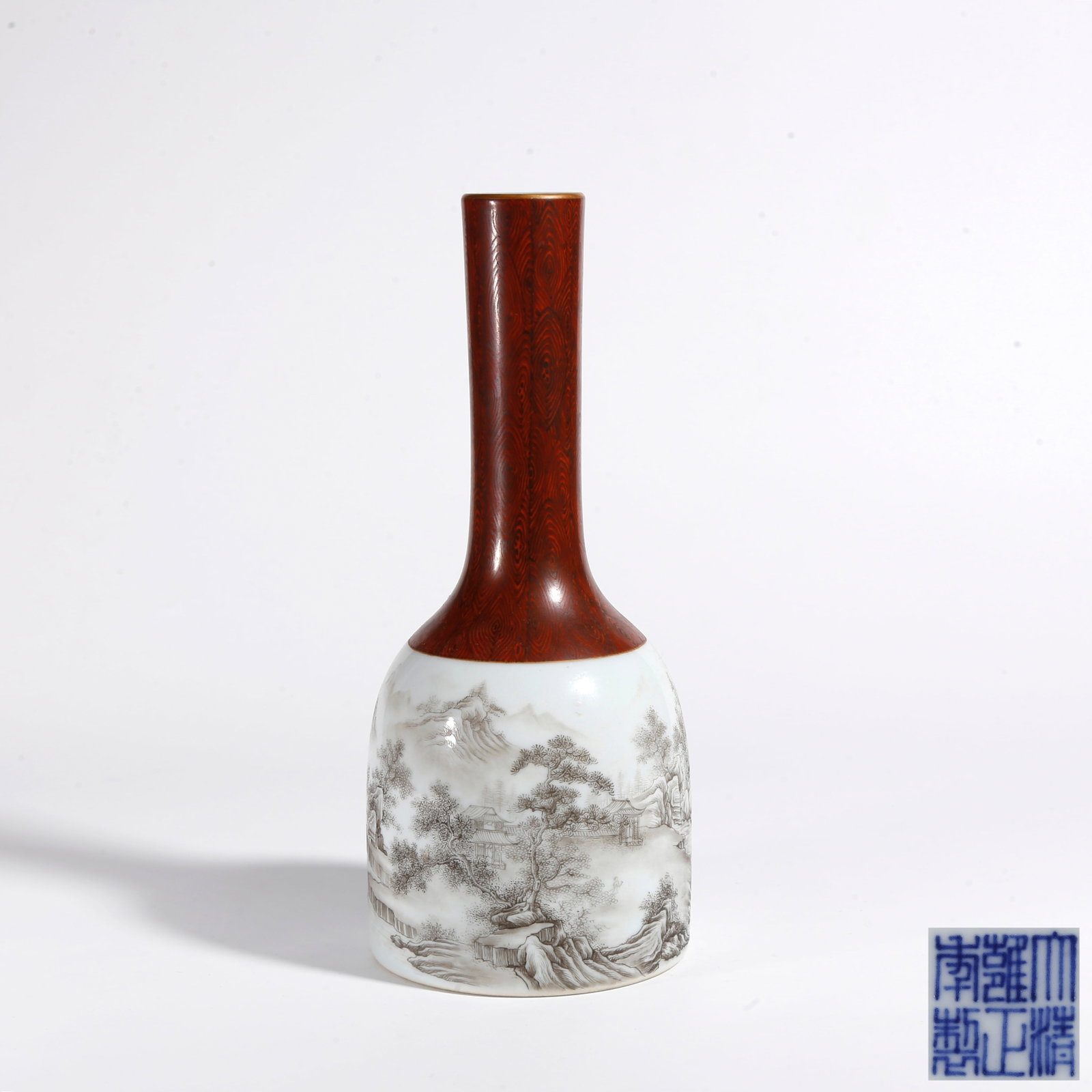 A INK COLOR LANDSCAPE PATTERN RATTLE ZUN (1 of 9)