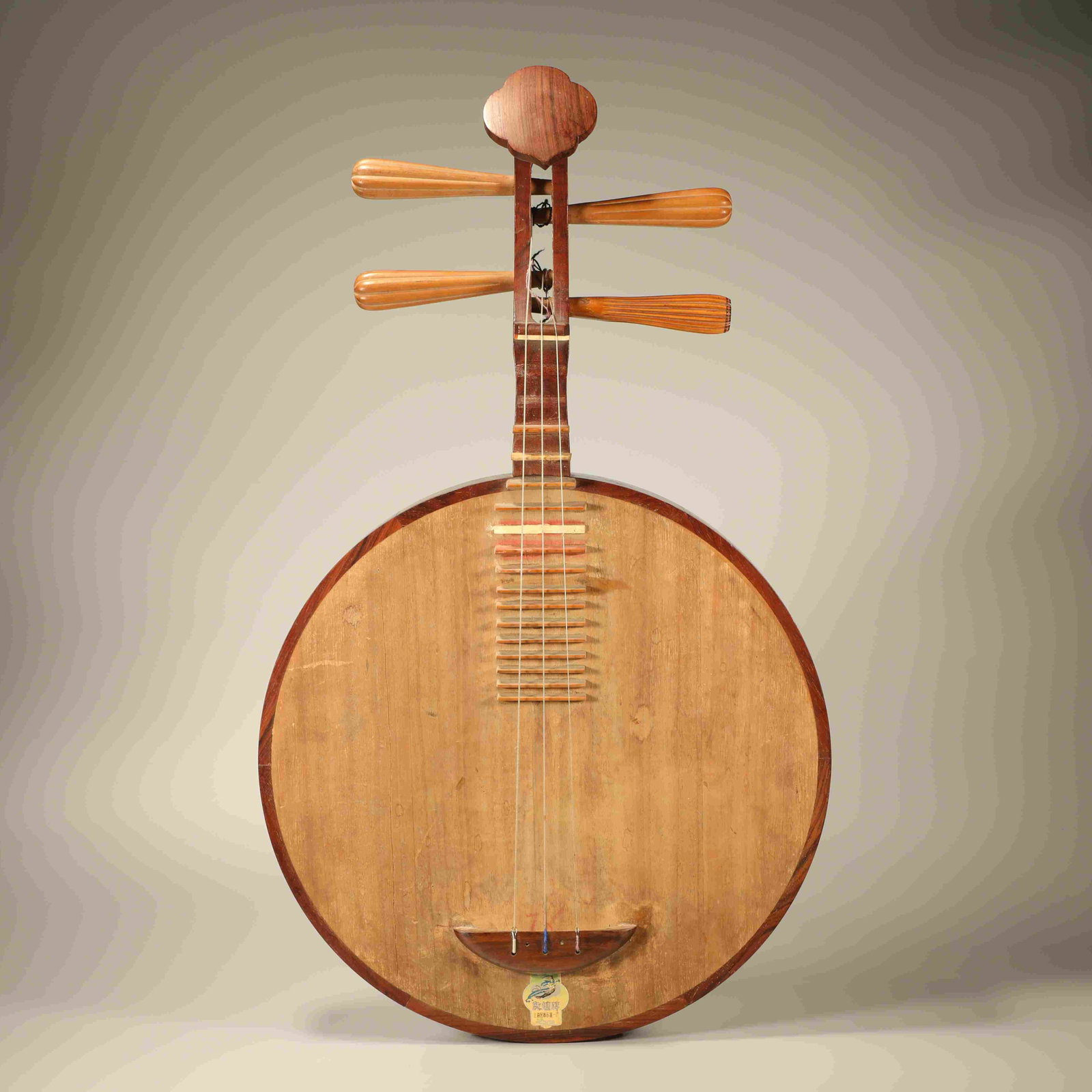 A HUANGHUALI WOOD PIPA: Huanghuali Wood Pipa