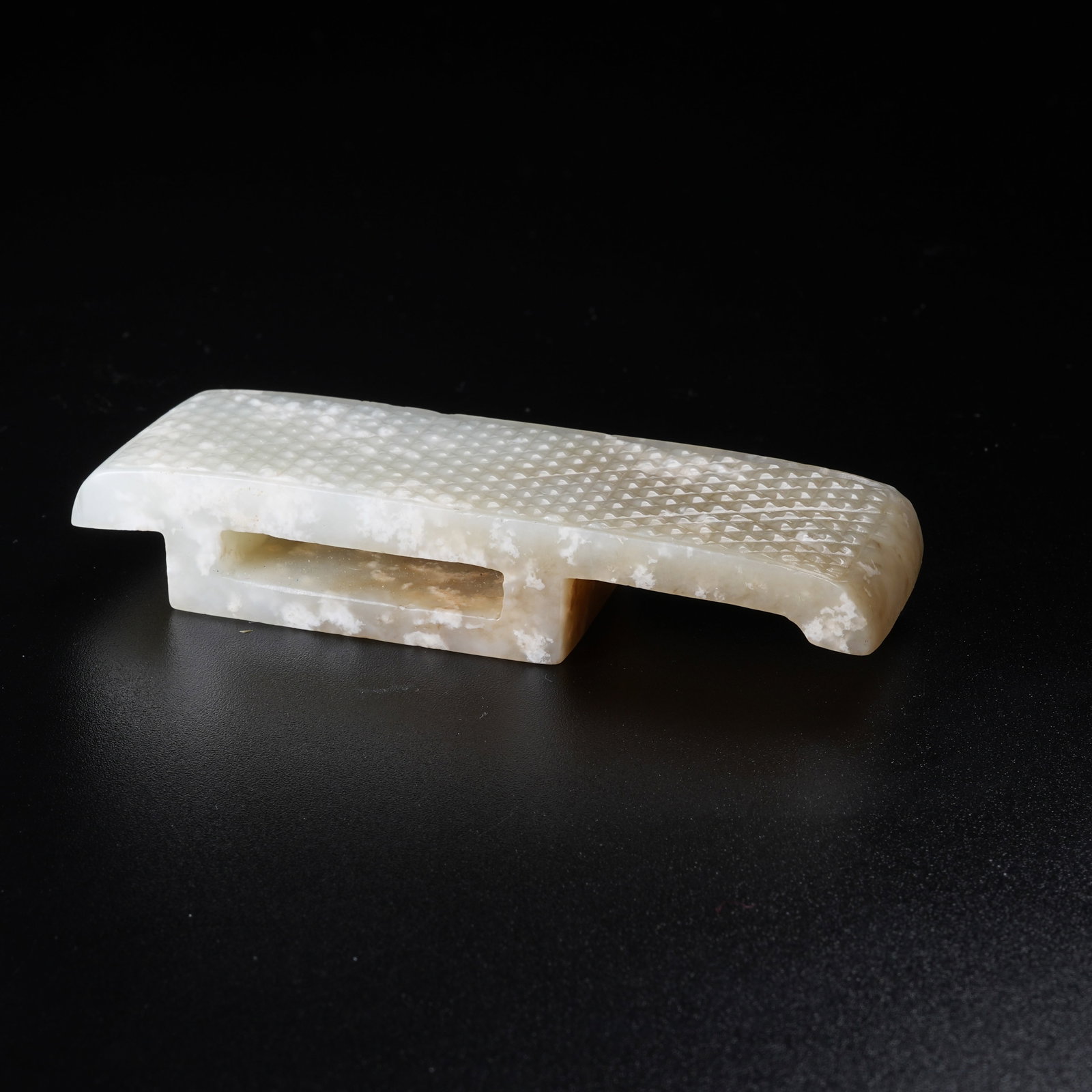 A ANCIENT JADE SWORD GUARD - 3