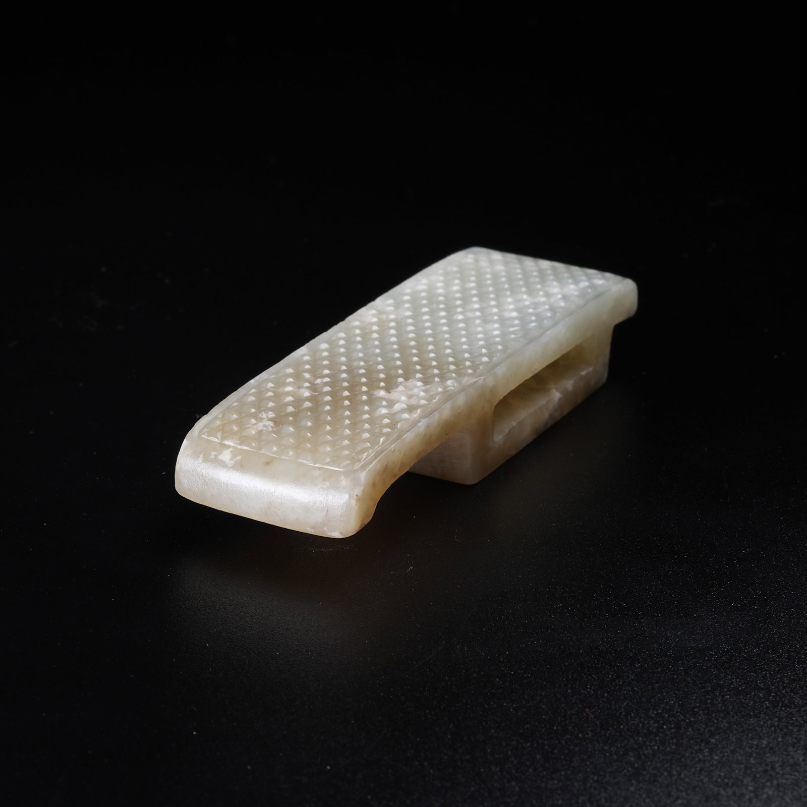 A ANCIENT JADE SWORD GUARD - 4