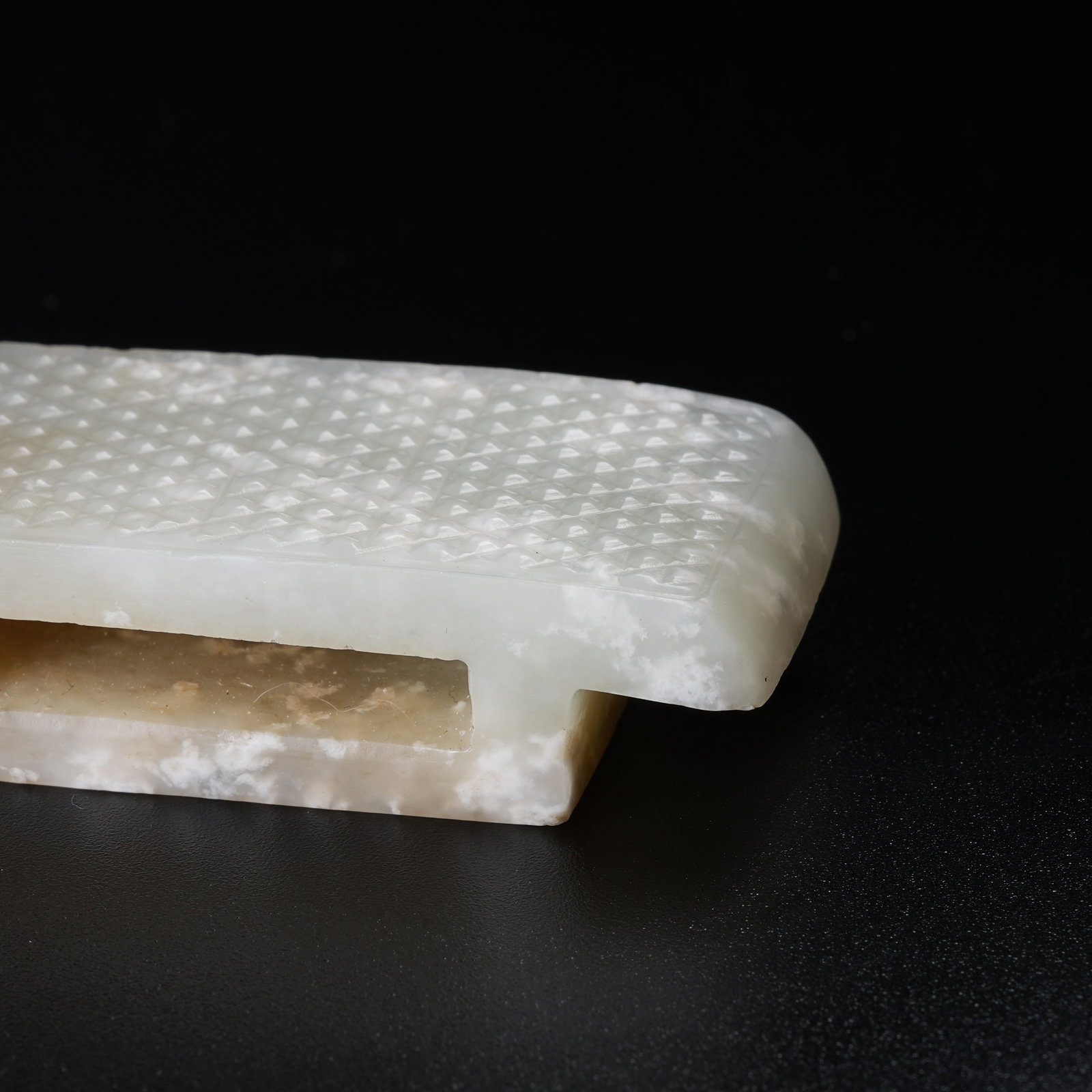 A ANCIENT JADE SWORD GUARD - 5