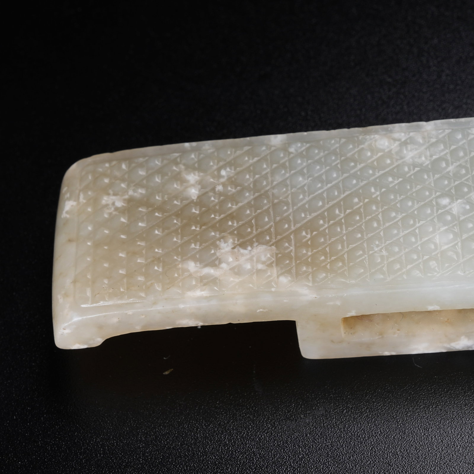 A ANCIENT JADE SWORD GUARD - 6