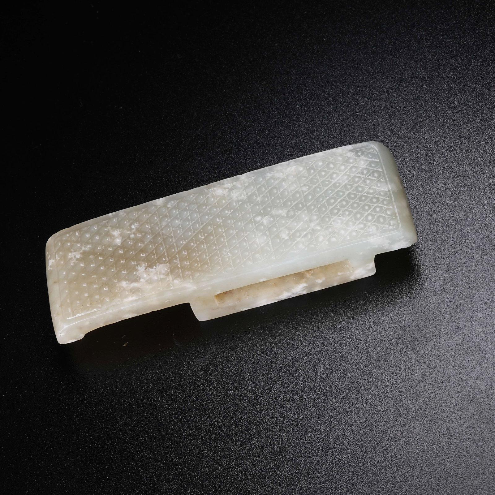 A ANCIENT JADE SWORD GUARD - 8
