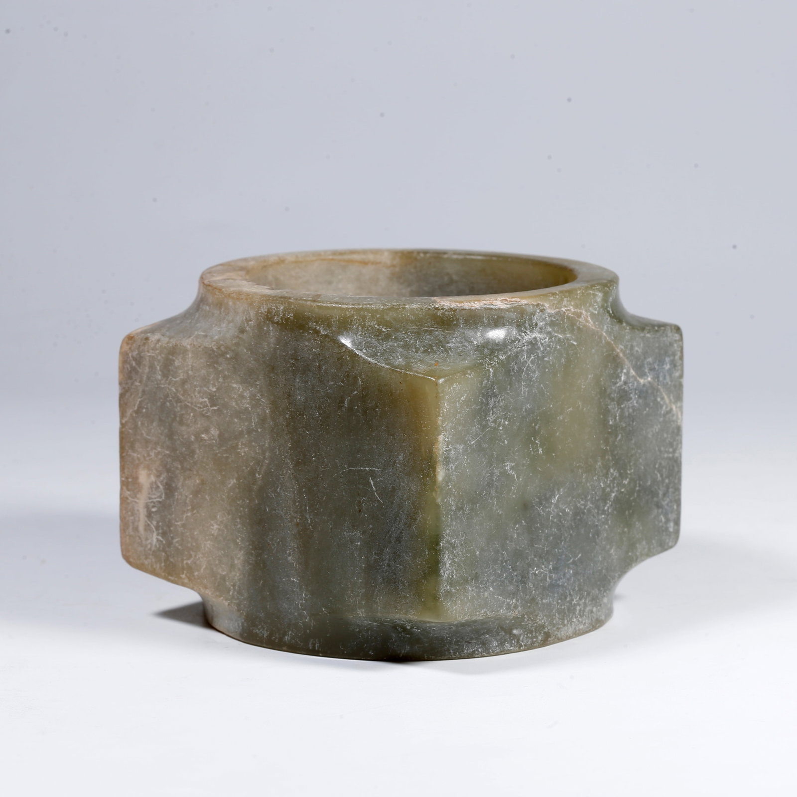 A ANCIENT JADE CONG: Ancient jade cong