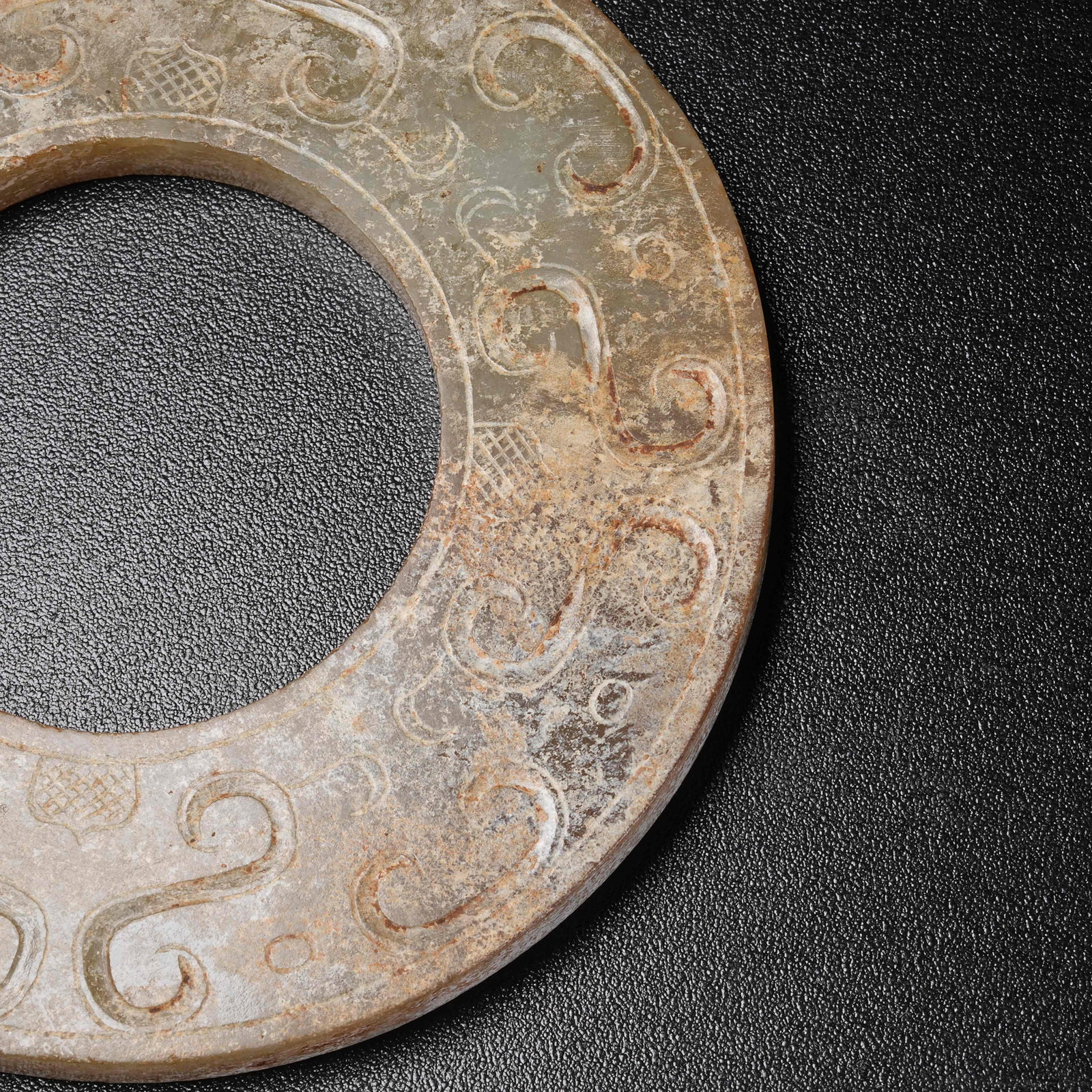 A ANCIENT HIGH-GRADE JADE JADE RING - 2
