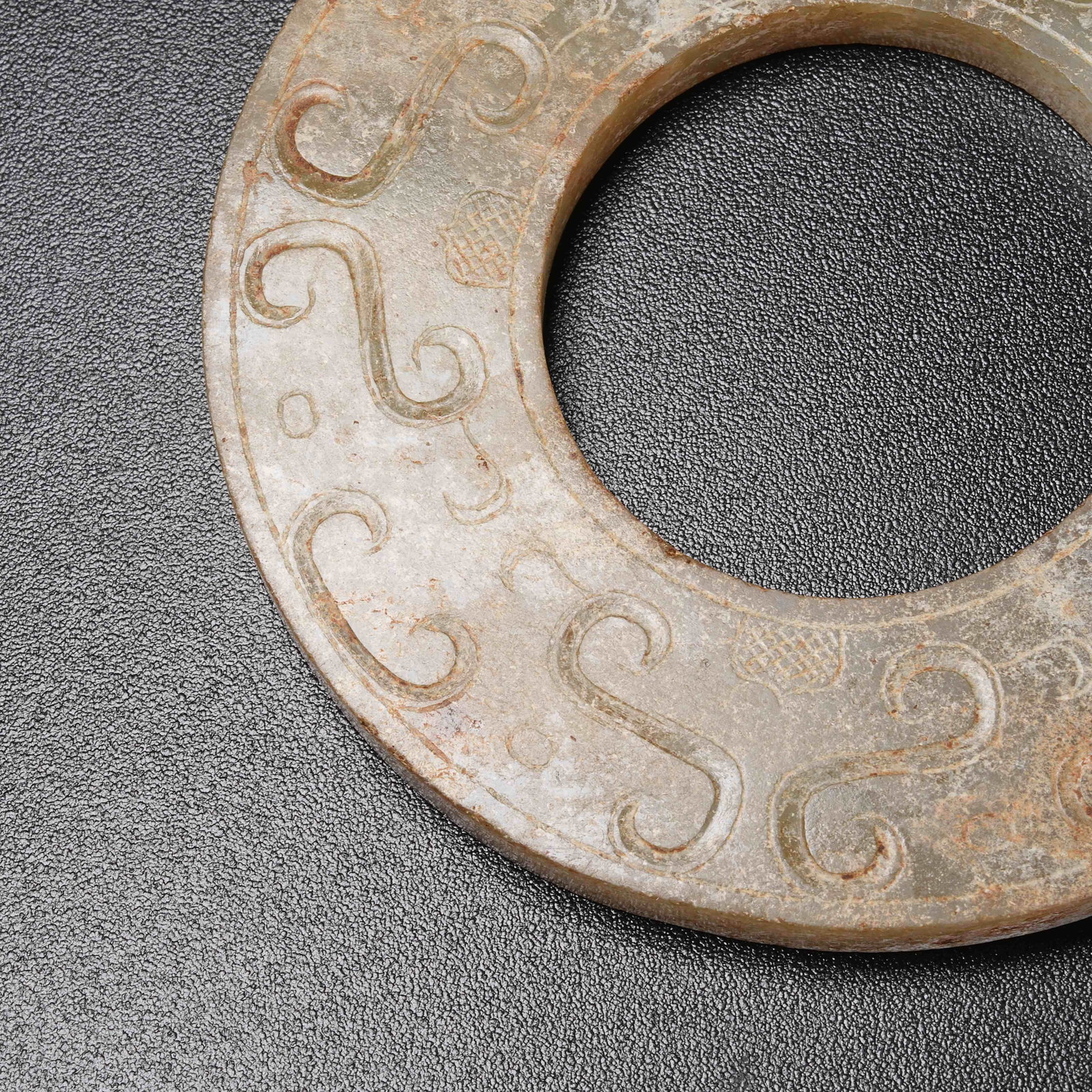 A ANCIENT HIGH-GRADE JADE JADE RING - 3
