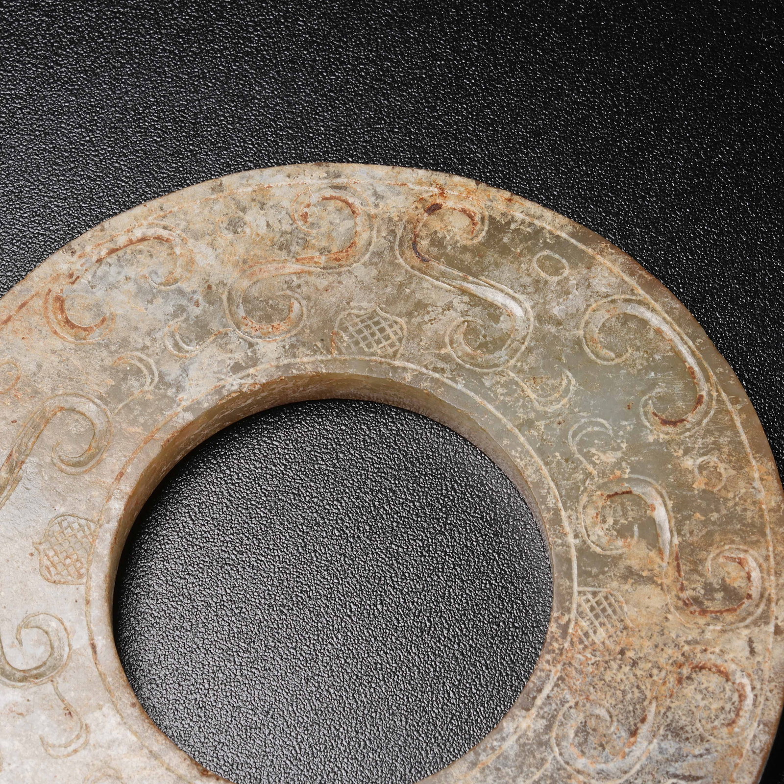 A ANCIENT HIGH-GRADE JADE JADE RING - 4