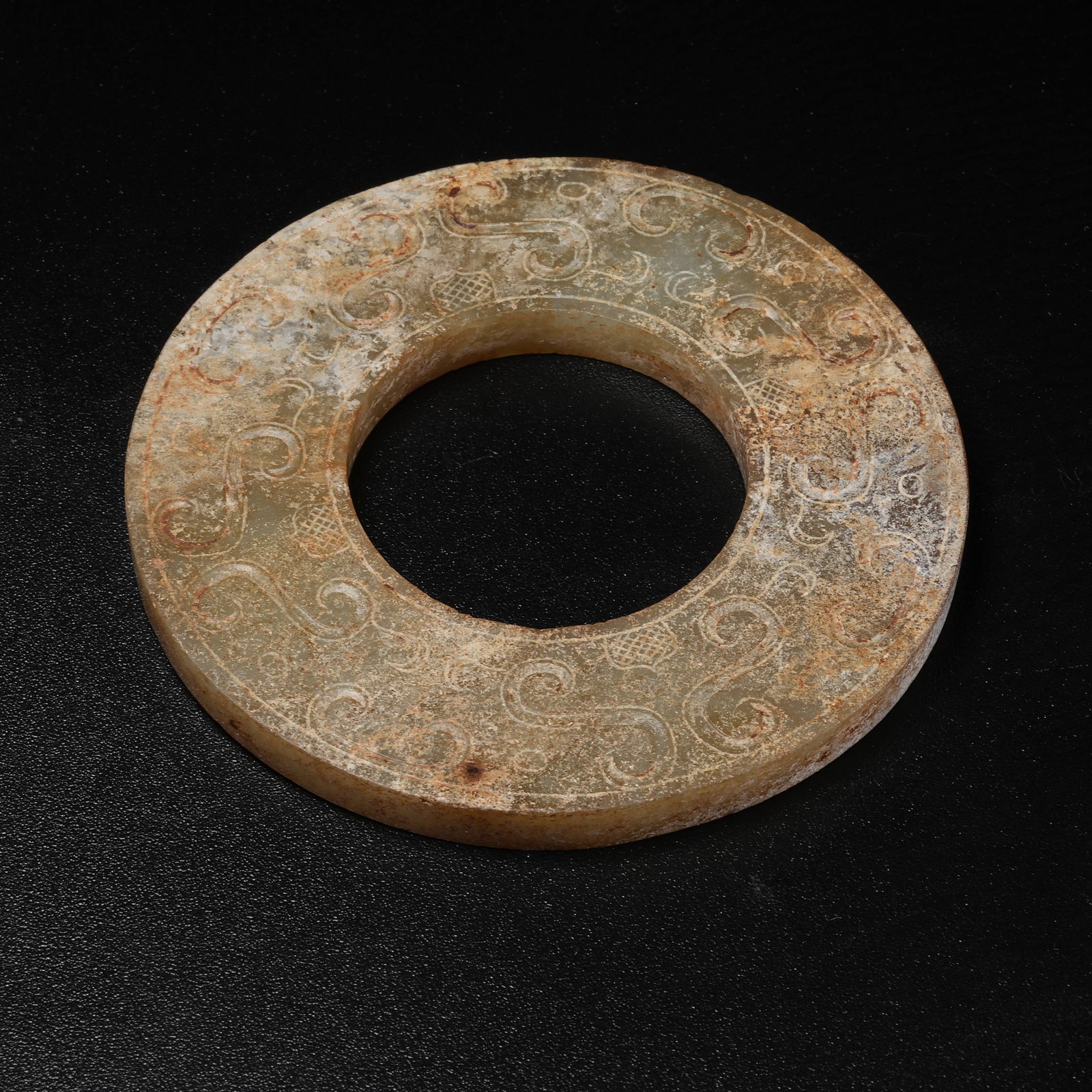 A ANCIENT HIGH-GRADE JADE JADE RING - 5