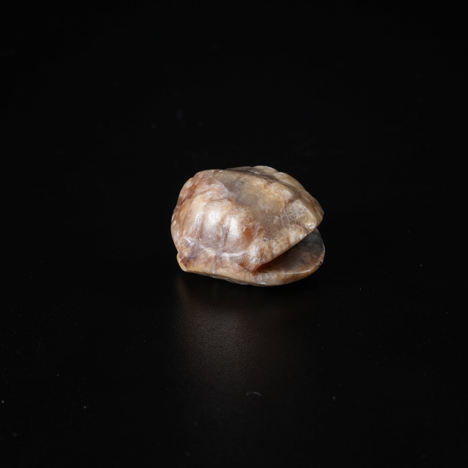 A ANCIENT JADE TURTLE PENDANT - 4