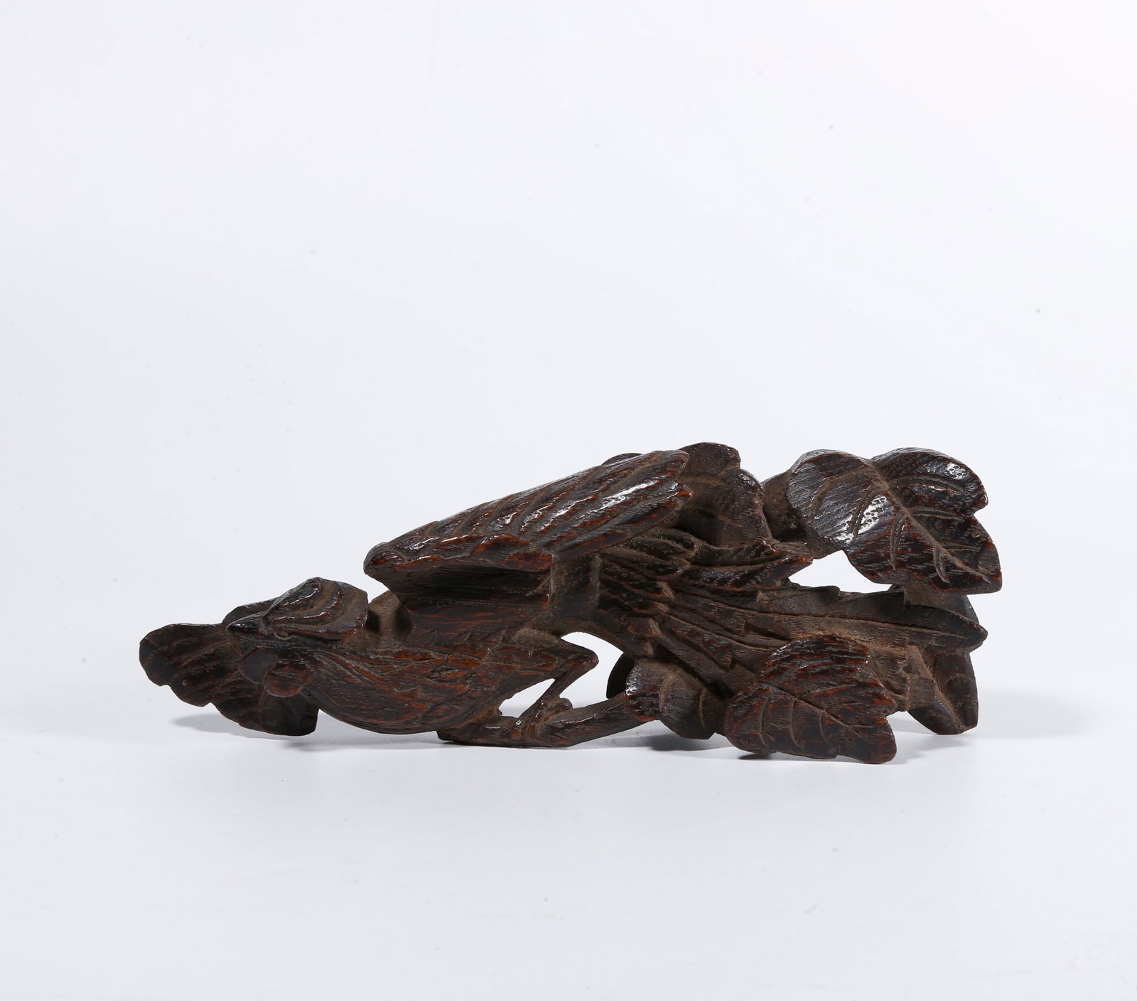 A BEECH WOOD PHOENIX-PATTERN BRUSH REST (1 of 8)