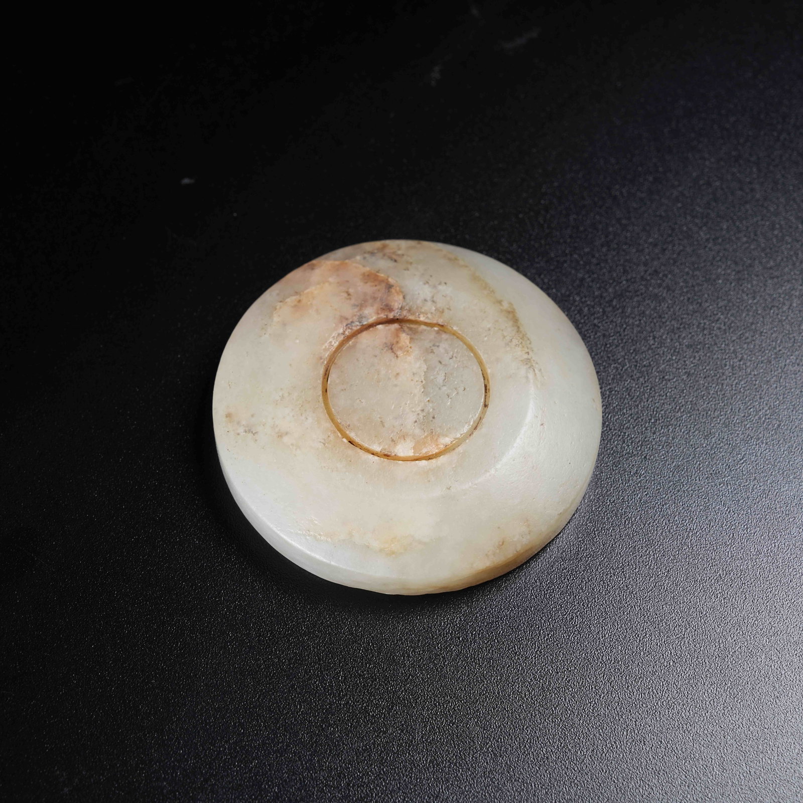 A ANCIENT JADE SWORD POMMEL - 8