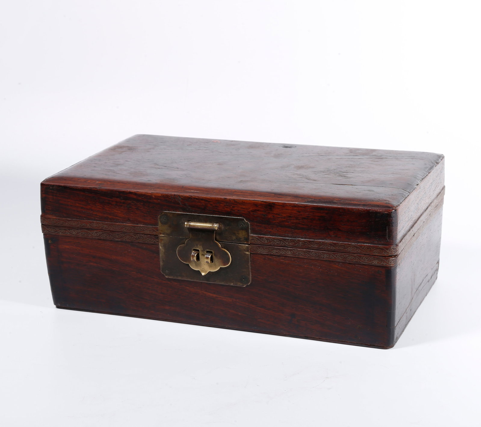 A HUANGHUALI WOOD JEWELRY CHEST (1 of 10)