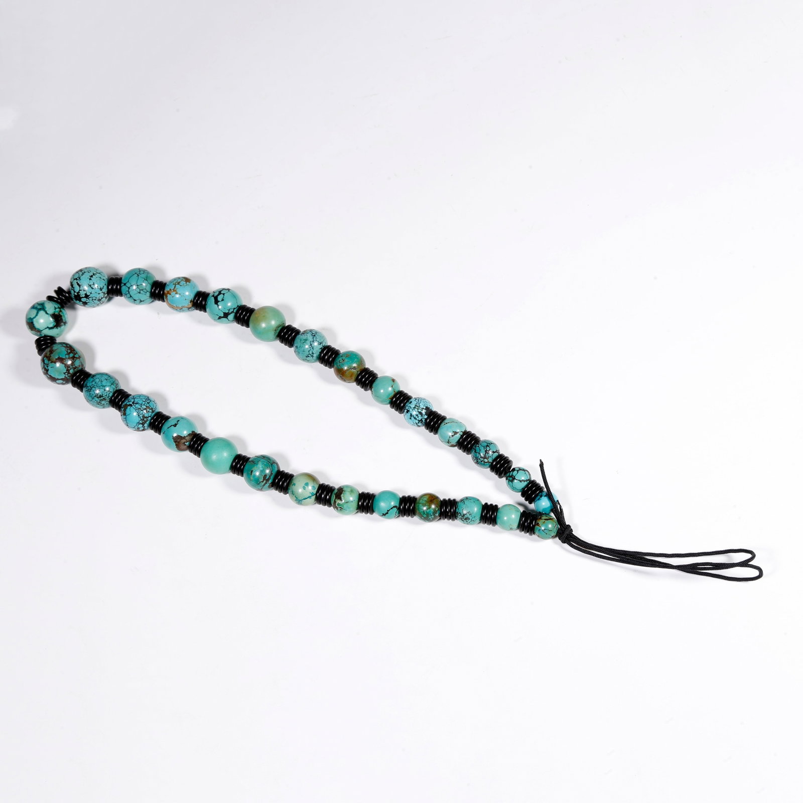 A TURQUOISE PRAYER BEADS: Turquoise prayer beads