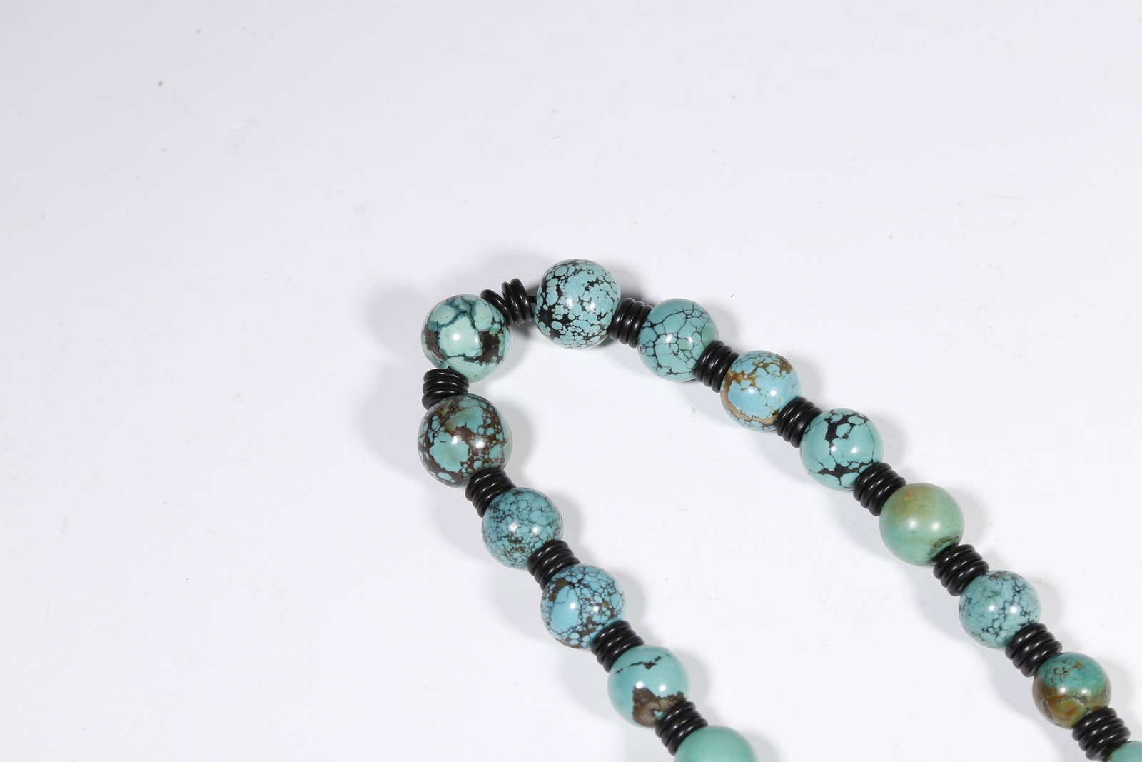 A TURQUOISE PRAYER BEADS - 2