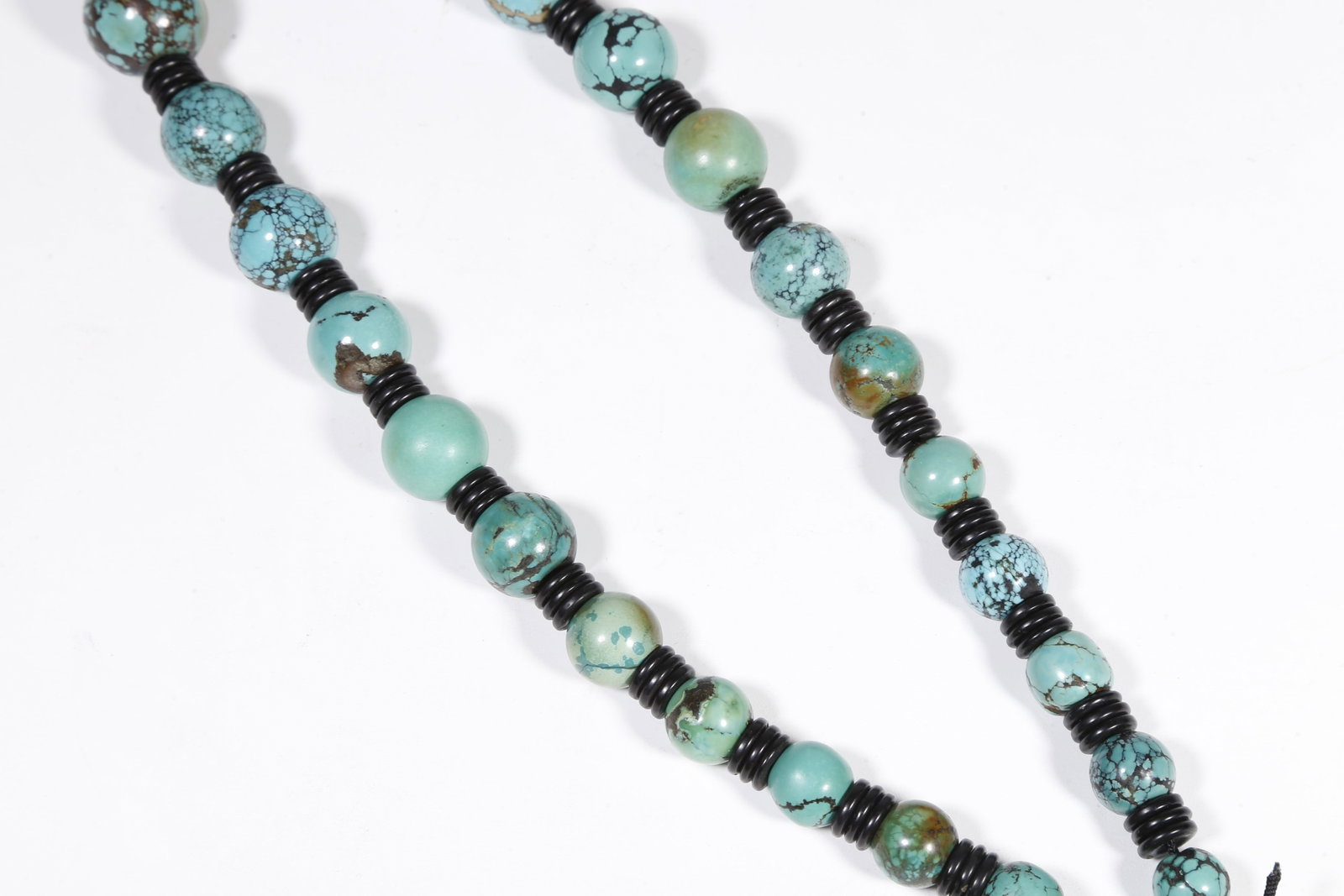 A TURQUOISE PRAYER BEADS - 3