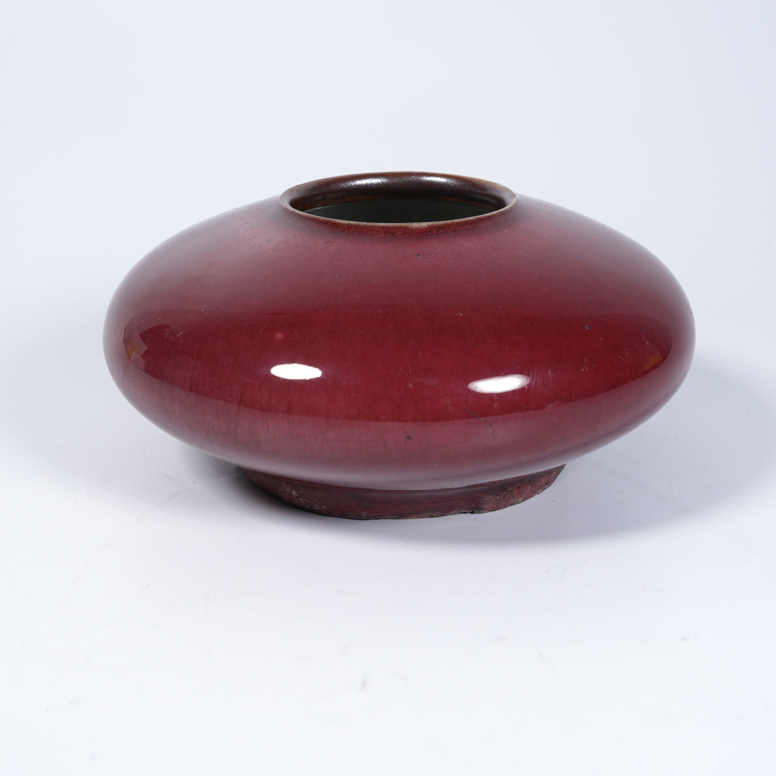 A LANG-RED GLAZE WATER CONTAINER (1 of 9)