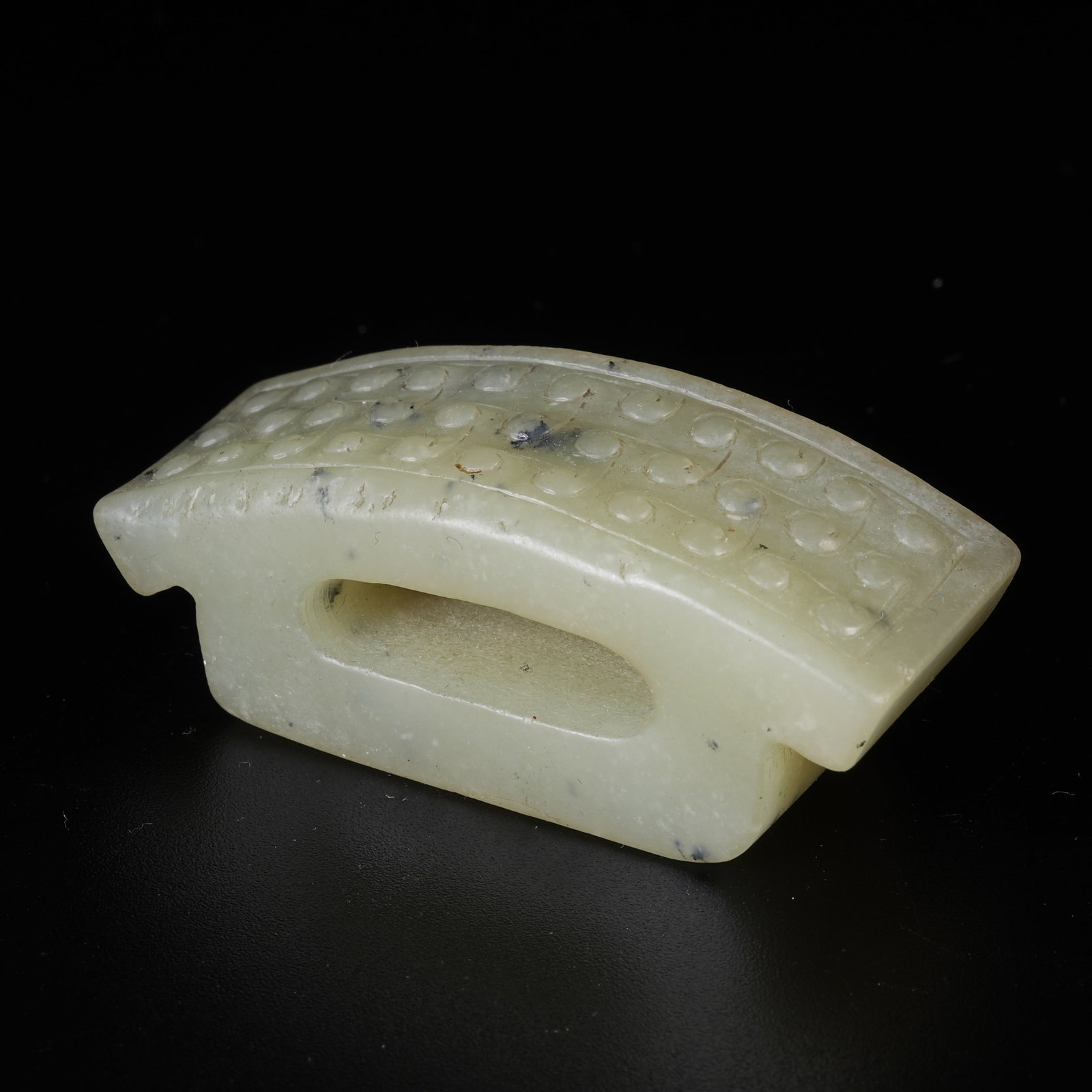 A ANCIENT JADE SWORD GUARD (1 of 7)