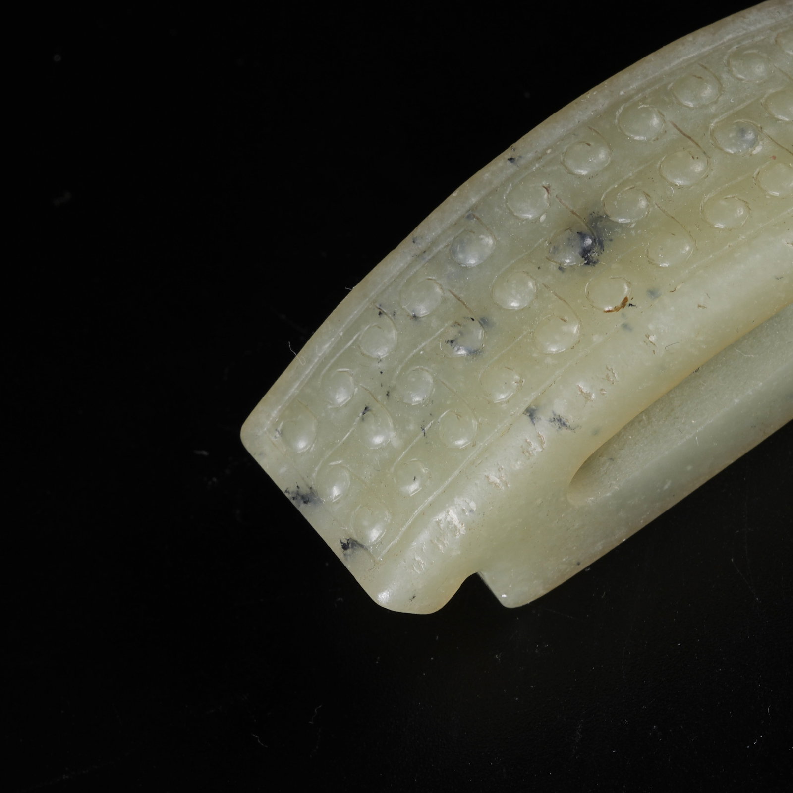 A ANCIENT JADE SWORD GUARD - 6