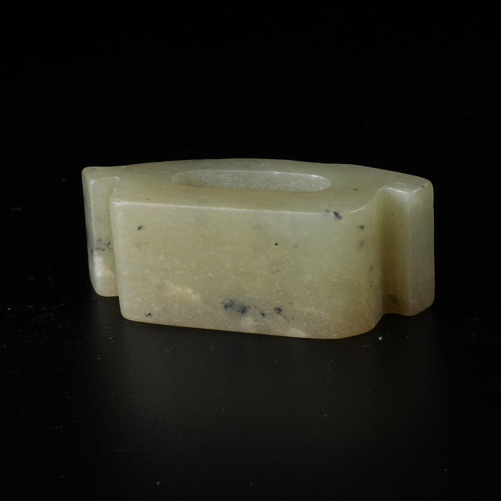 A ANCIENT JADE SWORD GUARD - 7