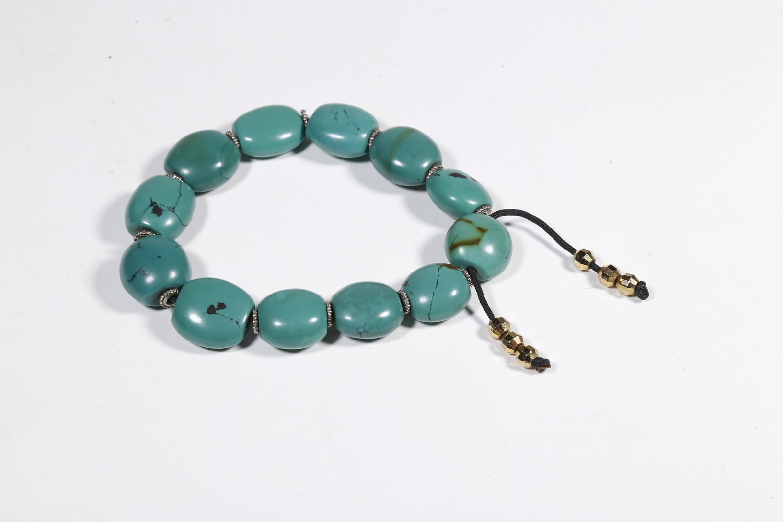 A TURQUOISE PRAYER MALA - 4