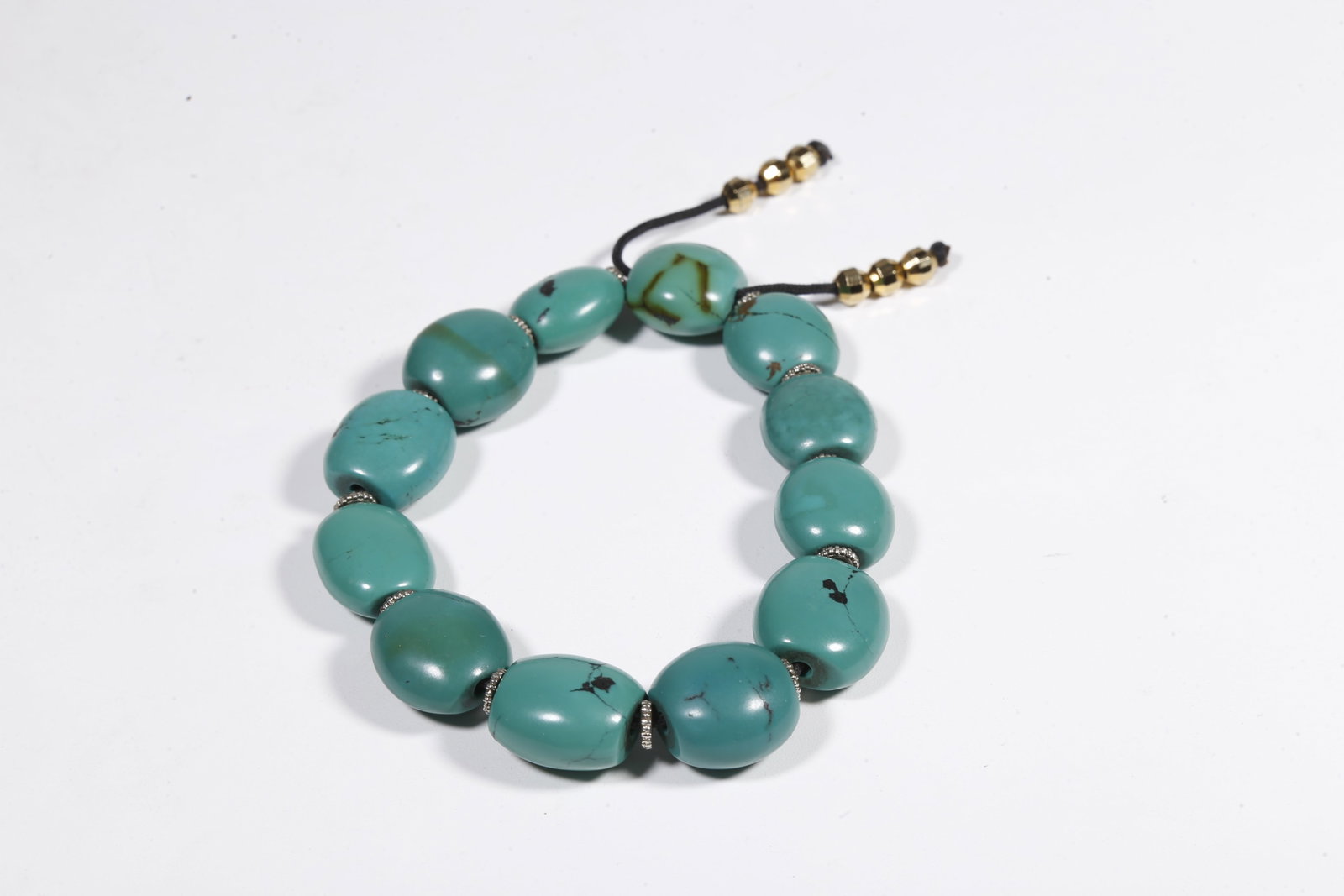 A TURQUOISE PRAYER MALA - 5