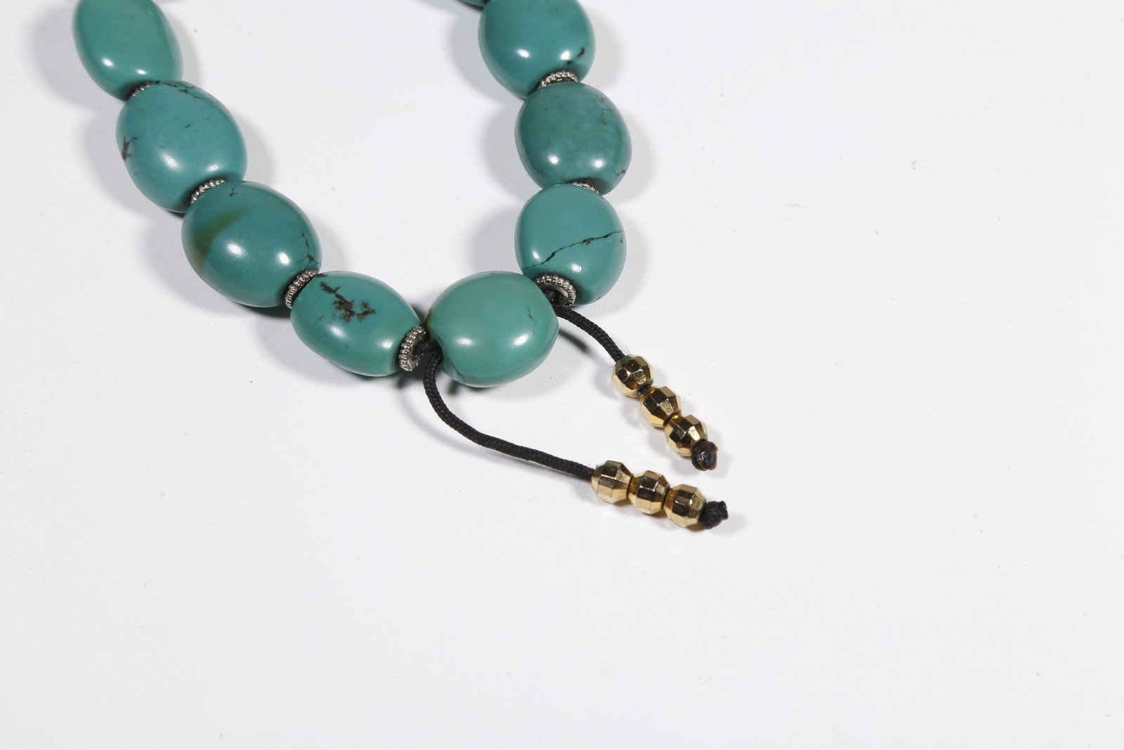 A TURQUOISE PRAYER MALA - 7