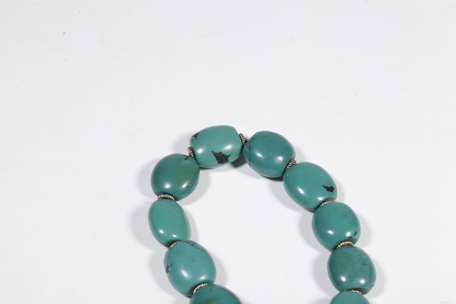 A TURQUOISE PRAYER MALA - 8