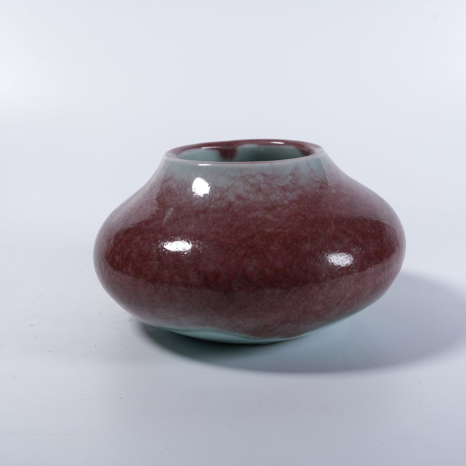 A KIDNEY-BEAN-RED GLAZE WASHER (1 of 9)