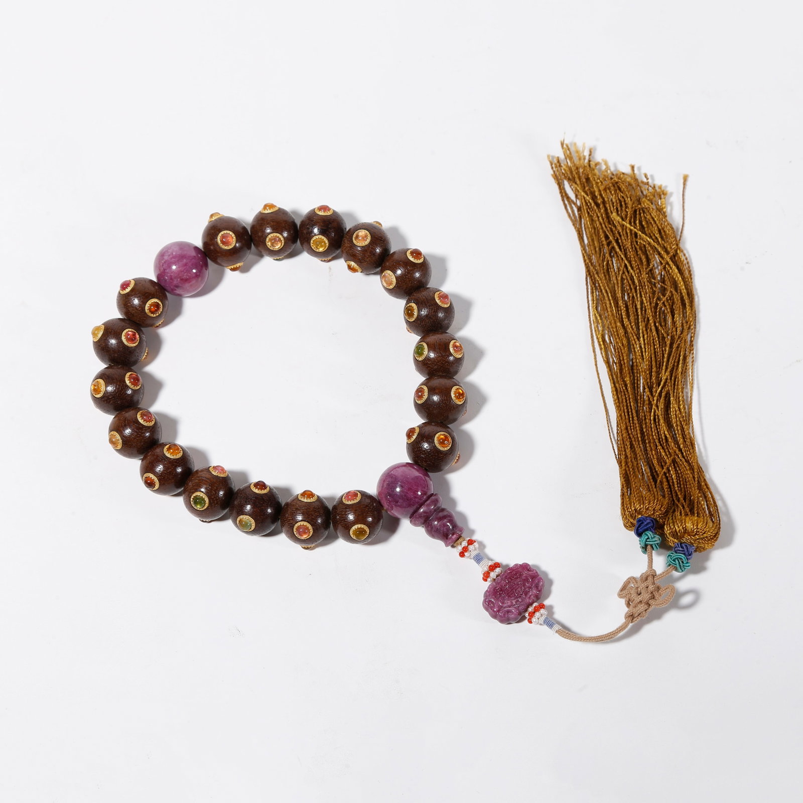 A AGARWOOD PRAYER BEAD HANDHELD (1 of 9)