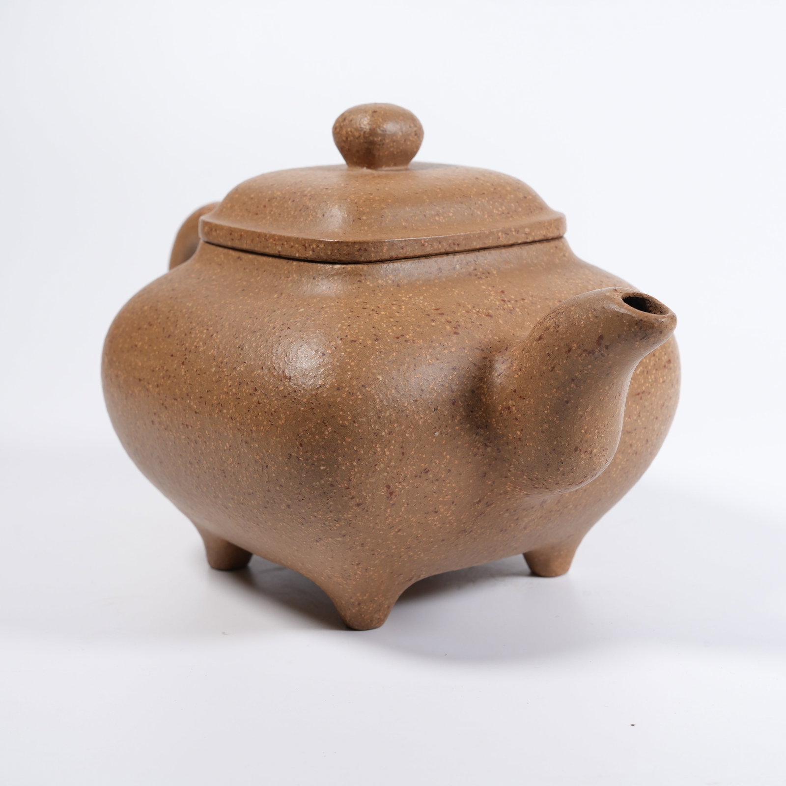 A YIXING CLAY EWER - 5