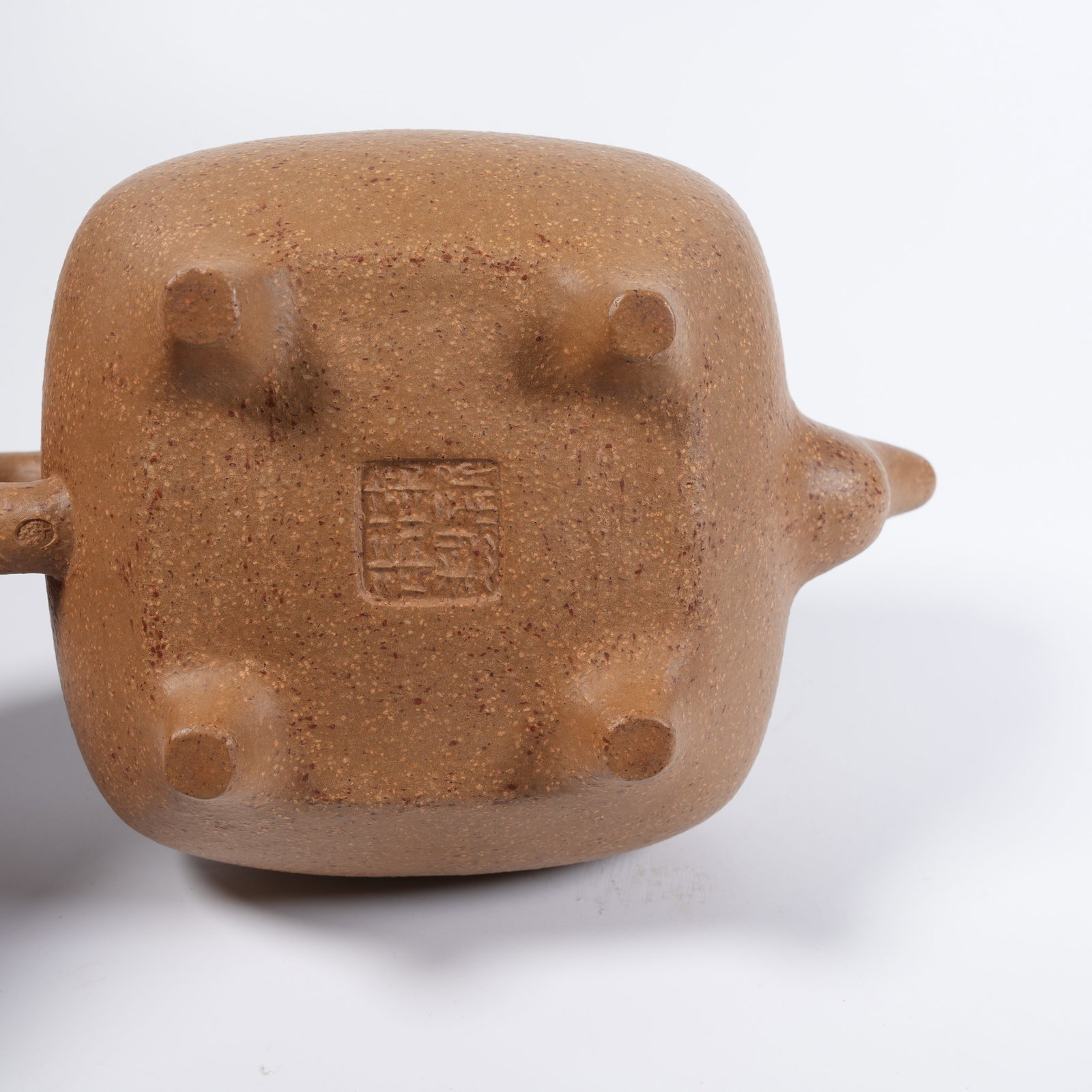 A YIXING CLAY EWER - 9