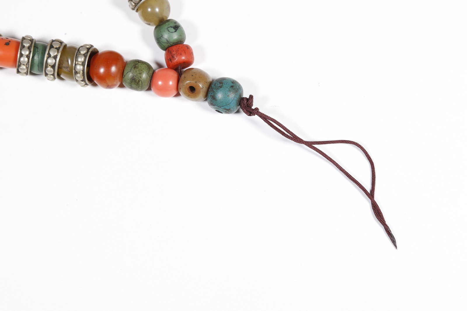 A MULTI-GEM BEAD BRACELET - 4