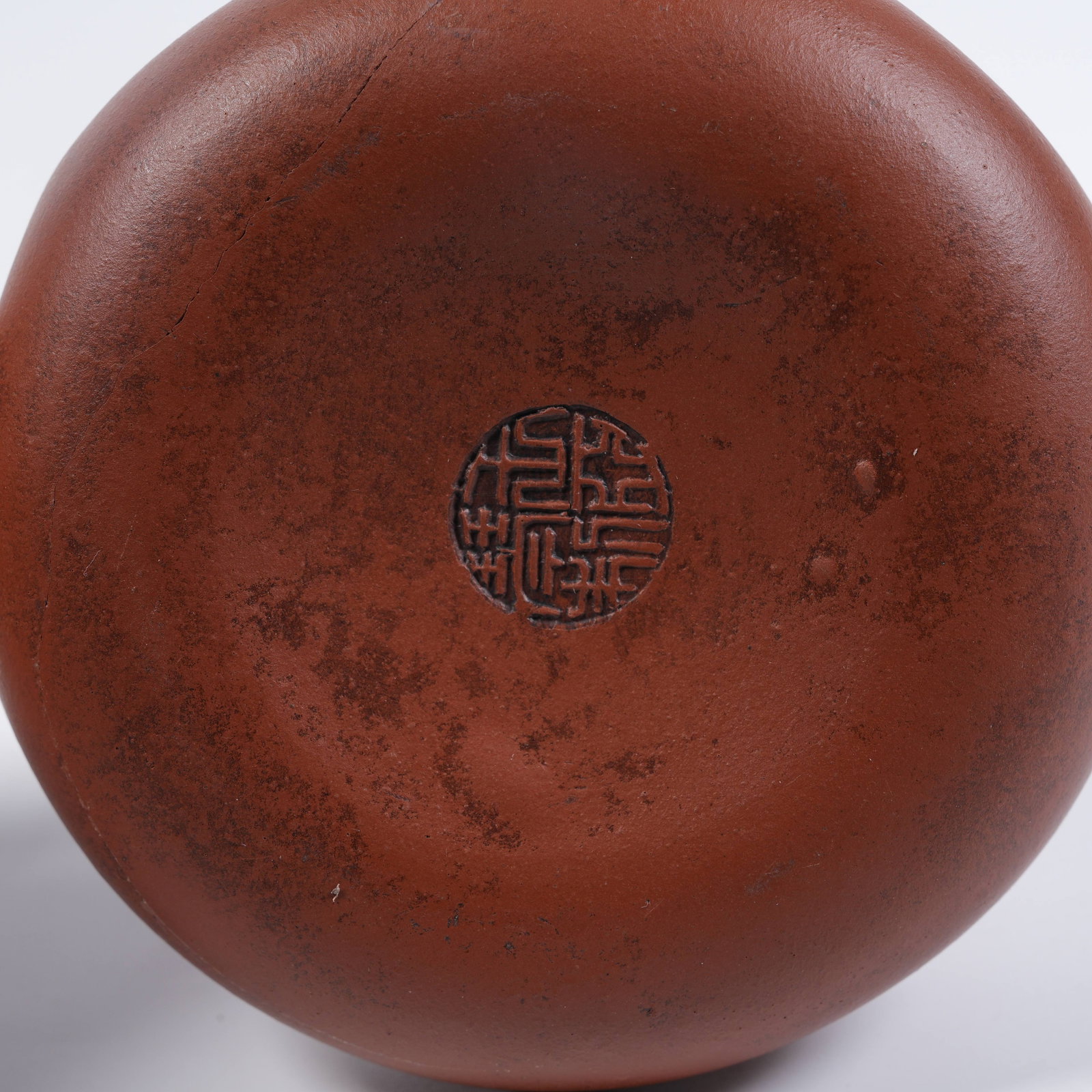 A YIXING CLAY HEXAGONAL EWER - 9